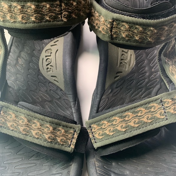 Teva Men’s Adjustable Rugged Sandals with Earthy Pattern Size 10 - Picture 7 of 12